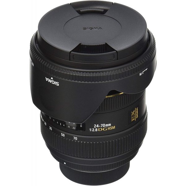 【中古】シグマ SIGMA 標準ズームレンズ 24-70mm F2.8 IF EX DG HSM ニコン用 フルサイズ対応 571559