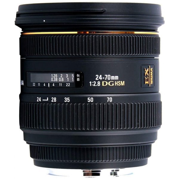 【6/1限定 全品P3倍】【中古】シグマ SIGMA 標準ズームレンズ 24-70mm F2.8 IF EX DG HSM キヤノン用 フルサイズ対応 571542