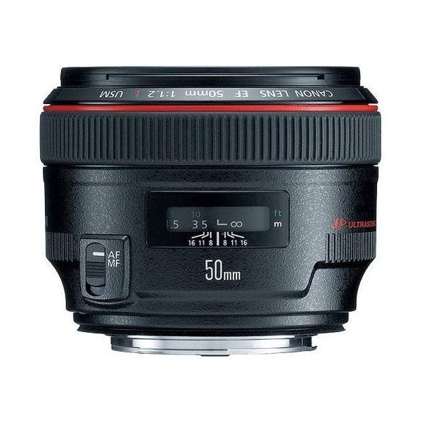 【中古】キヤノン Canon 単焦点標準レンズ EF50mm F1.2L USM フルサイズ対応