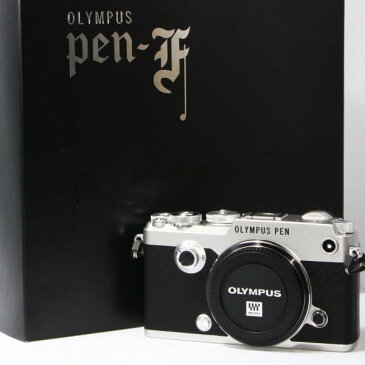 オリンパス OLYMPUS Pen-F ボディ 美品 フラッシュストラップ付き