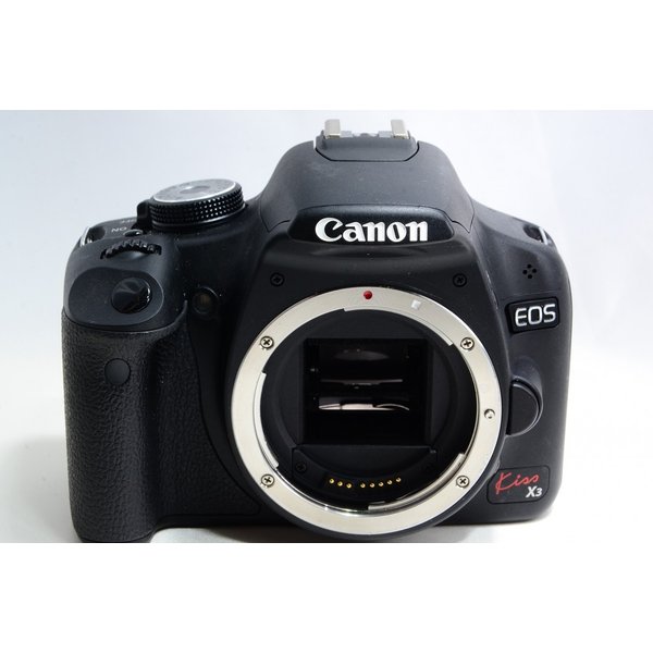 キヤノン Canon EOS Kiss X3 標準&望遠ダブルレンズセット ブラック 美品 8GB 新品SDカード、ストラップ付き