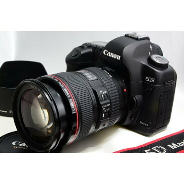 キヤノン Canon 5D Mark II 24-105mm F4L レンズセット 美品 ストラップ付