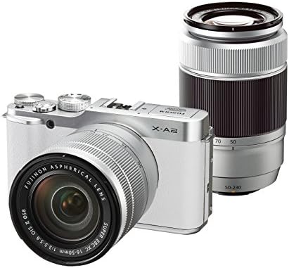 【中古】FUJIFILM ミラーレス一眼 X-A2 ダブルズームレンズキット ホワイト X-A2WH1650II/50230II