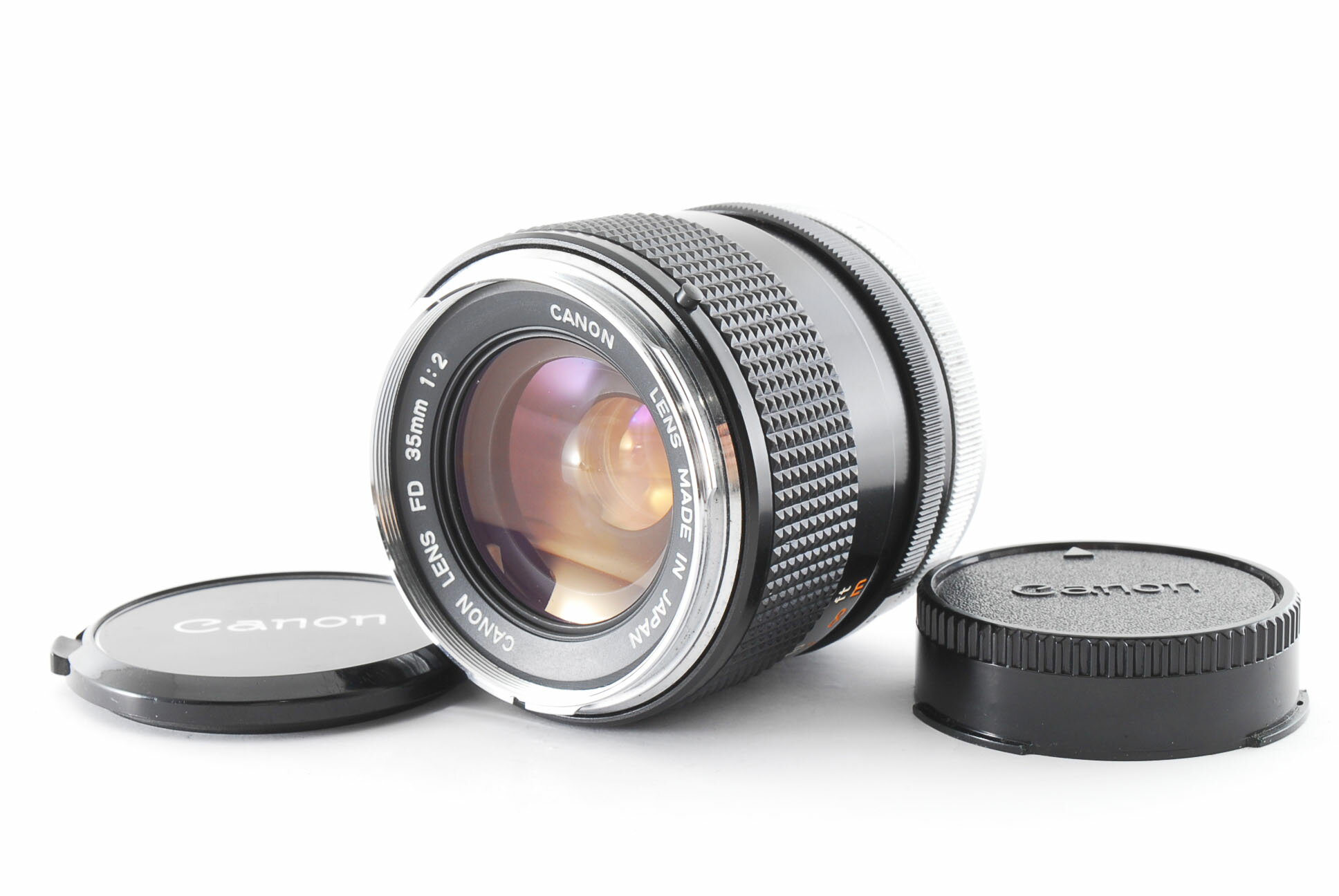 【5/9~5/16限定!最大4,000円OFF&5/10, 5/15限定で最大P3倍】【中古】キヤノン Canon FD 35mm F2 旧タイプ 訳アリ 美品 FDマウント 前後キャップ付き