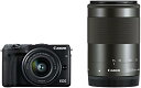 【7/19~26限定!最大4,000円OFF&7/25限定で最大P3倍】【中古】Canon ミラーレス一眼カメラ EOS M3 ダブルズームキット(ブラック) ...