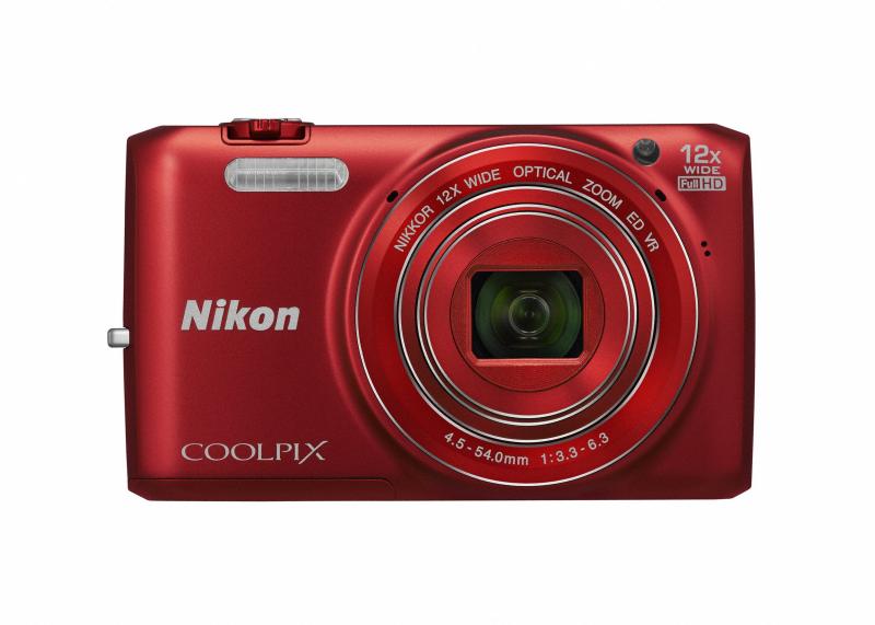 Nikon デジタルカメラ COOLPIX S6800 12倍ズーム 1602万画素 ラズベリーレッド S6800RD