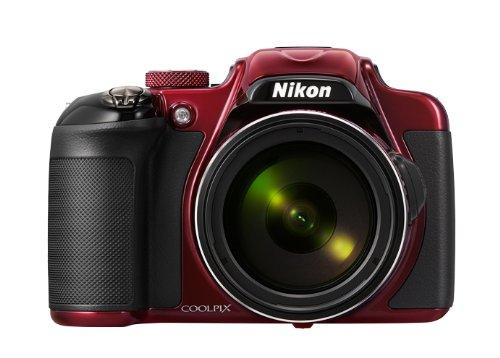 【中古】Nikon デジタルカメラ P600 光学60倍 1600万画素 レッド P600RD