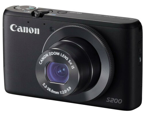Canon デジタルカメラ PowerShot S200(ブラック) F値2.0 広角24mm 光学5倍ズーム PSS200(BK) Canon デジタルカメラ PowerShot S200(ブラック) F値2.0 広角24mm 光学5倍ズーム PSS200(BK)