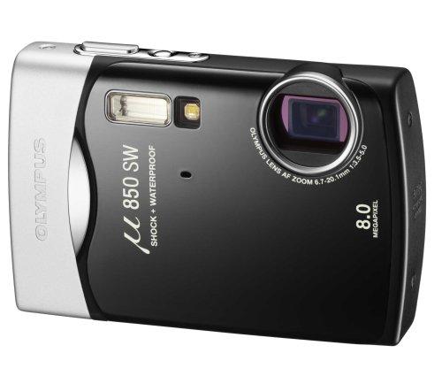 【中古】OLYMPUS デジタルカメラ μ850SW (ミュー) ピアノブラック μ850SWBLK