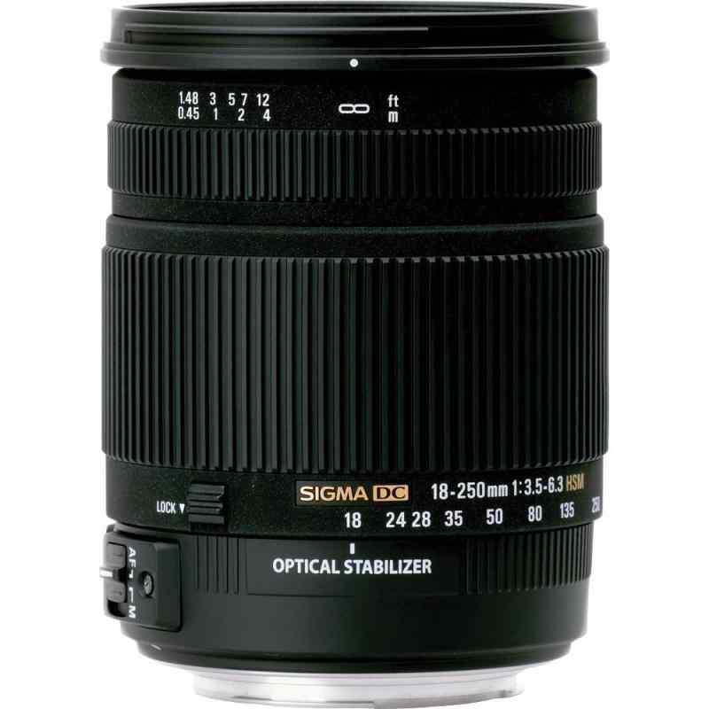 【中古】シグマ 18-250mm F3.5-6.3 DC OS HS
