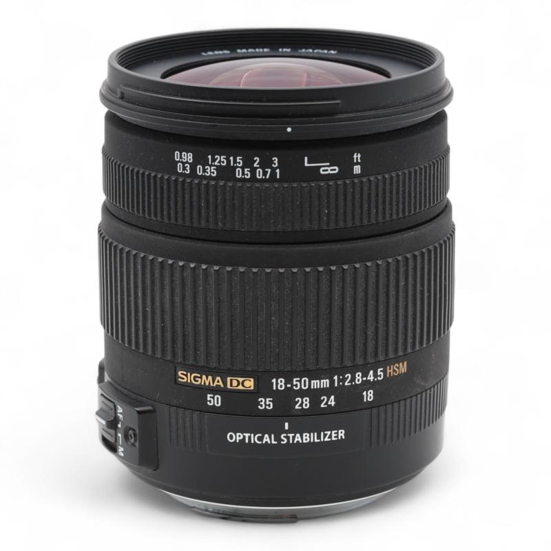 【中古】シグマ 18-50mm F2.8-4.5 DC OS HSM