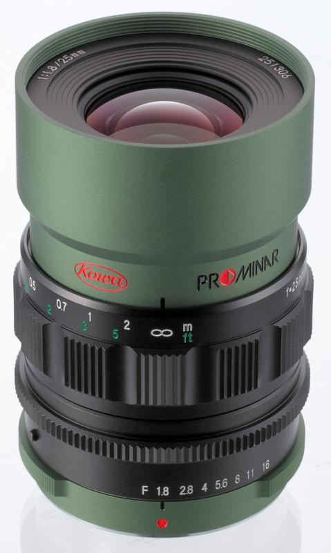 【中古】Kowa 単焦点レンズ PROMINAR 25mm F1.8 グリーン マイクロフォーサーズ専用 PROMINAR 25mm F1.8 GR