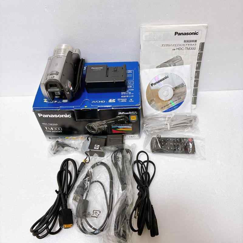 【中古】パナソニック デジタルハイビジョンビデオカメラ シルバー HDC-TM300-S