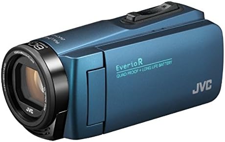 【5/23~5/27限定 最大4,000円OFF 5/25限定で最大P3倍】【中古】JVCKENWOOD JVC ビデオカメラ Everio R 防水 防塵 32GB内蔵メモリー ネイビーブルー GZ-R480-A