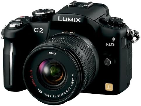 【中古】Panasonic デジタル一眼カメラ G2レンズキット(14-42mm/F3.5-5.6付属) コンフォートブラック DMC-G2K-K