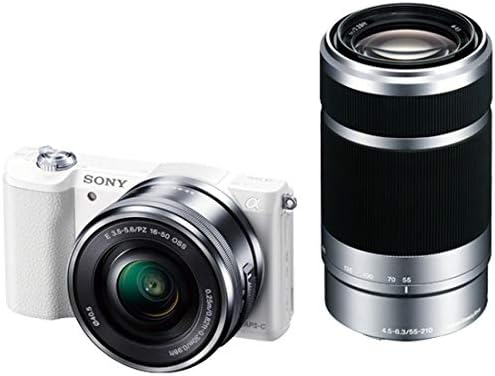 【中古】ソニー ミラーレス一眼 α5100 ダブルズームキット E PZ 16-50mm F3.5-5.6 OSS + E 55-210mm F4.5-6.3 ...