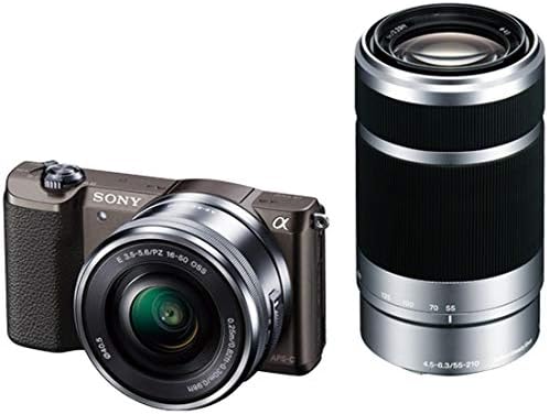 【中古】ソニー ミラーレス一眼 α5100 ダブルズームキット E PZ 16-50mm F3.5-5.6 OSS + E 55-210mm F4.5-6.3 ...