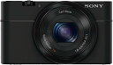 【アウトレット品】ソニー デジタルカメラ DSC-RX100 1.0型センサー F1.8レンズ搭載 ブラック Cyber-shot DSC-RX100