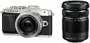 【7/19~26限定!最大4,000円OFF&7/25限定で最大P3倍】【中古】OLYMPUS PEN E-PL7 EZダブルズームキット シルバー ミラーレス...