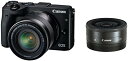 【5/9~16限定!最大4,000円OFF&5/5,5/10限定で最大P3倍】【中古】Canon ミラーレス一眼カメラ EOS M3 ダブルレンズキット(ブラッ...