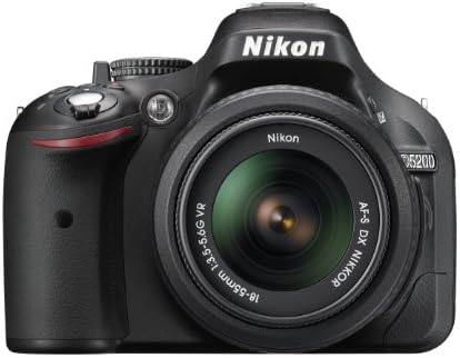 【5/9~5/16限定!最大4,000円OFF&5/10, 5/15限定で最大P3倍】【アウトレット品】Nikon デジタル一眼レフカメラ D5200 レンズキット AF-S DX NIKKOR 18-55mm f/3.5-5.6G VR付属 ブラック D5200LKBK