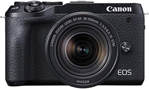 【中古】Canon ミラーレス一眼カメラ EOS M6 Mark II EF-M18-150 IS STM レンズキット ブラック EOSM6MK2BK-18150ISSTM