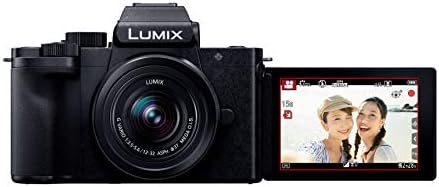 【中古】パナソニック Vlog ミラーレス一眼カメラ ルミックス G100K 標準ズームレンズキット ブラック DC-G100K-K