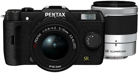 【5/9~5/16限定 最大4,000円OFF 5/10, 5/15限定で最大P3倍】【中古】PENTAX ミラーレス一眼 Q7 ダブルズームキット 標準ズーム 02 STANDARD ZOOM 望遠ズーム 06 TELEPHOTO ZOOM ブラック Q7 BLACK WZOOM KIT 10740