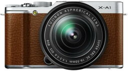 【4/24~4/27限定!最大4,000円OFF&4/25限定で最大P3倍】【中古】FUJIFILM ミラーレス一眼 X-A1 ズームレンズキット ブラウン F X-A1BW/1650KIT