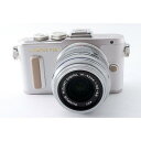【5/9~16限定!最大4,000円OFF&5/5,5/10限定で最大P3倍】【中古】オリンパス OLYMPUS E-PL8 ホワイト レンズセット 美品 SD...
