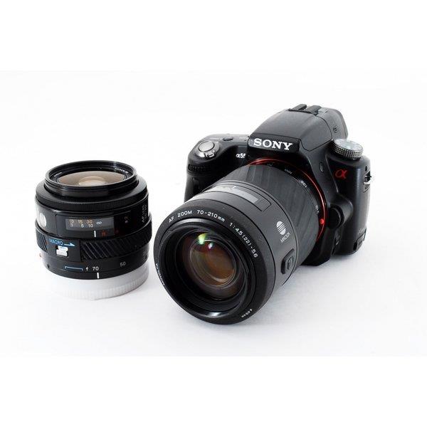 【中古】ソニー SONY α55 SLT-A55V ダブルズームセット 美品