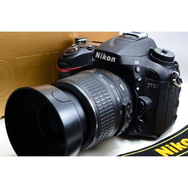 【6/1限定!全品P3倍】【中古】ニコン Nikon D7100 レンズセット 美品 SDカードストラップ付き 1