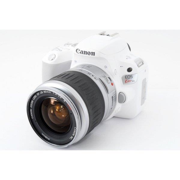 【中古】キヤノン Canon EOS Kiss X9 ホワイト レンズセット 美品