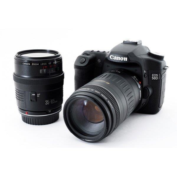 【5/9~5/16限定!最大4,000円OFF&5/10, 5/15限定で最大P3倍】【中古】キヤノン Canon EOS 50D 標準&超望遠ダブルズームセット 美品 本格一眼レフのイチ押しカメラ