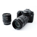 【5/1限定!全品P3倍】【中古】キヤノン Canon EOS 50D 標準&望遠ダブルズームセット 美品 ストラップ付き