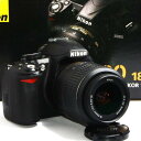 【4/24~4/27限定 最大4,000円OFF 4/25限定で最大P3倍】【中古】ニコン Nikon D3100 レンズキット ブラック 美品 一眼レフSDカードストラップ付き