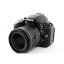 【中古】ニコン Nikon D5300 レンズキット ブラック 美品 Wi-Fiでらくらく