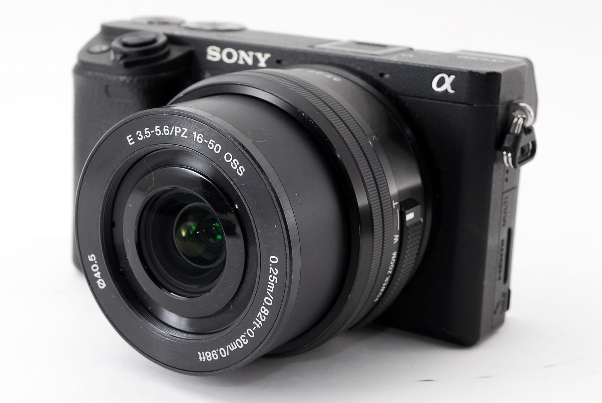 【中古】ソニー SONY α6300 a6300 ILCE-6300 ブラック レンズキット 美品 Wi-Fiでスマホへ転送 4K対応 防塵防滴 チルト可動式液...