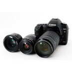 【5/1限定!全品P3倍】【中古】キヤノン Canon 5D Mark II 超望遠＆単焦点スペシャルトリプルレンズセット 美品 CFカード付