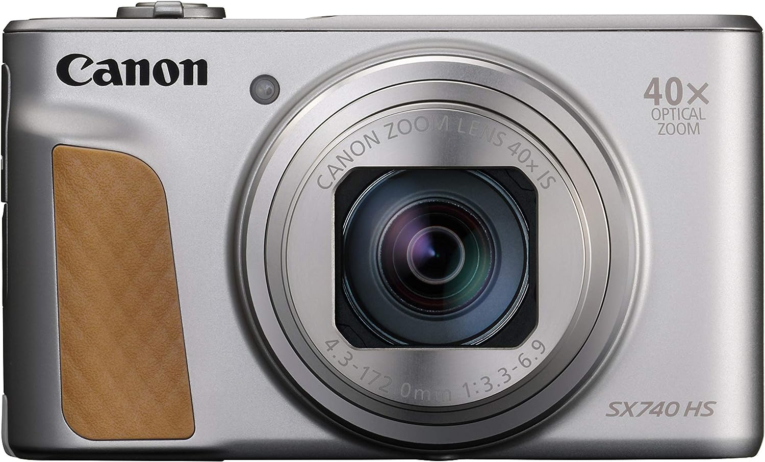 【中古】Canon コンパクトデジタルカメラ PowerShot SX740 HS シルバー 光学40倍ズーム/4K動画/Wi-Fi対応 PSSX740HSSL