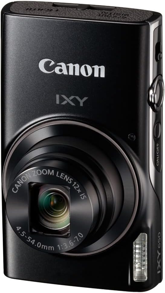 【6/1限定!全品P3倍】【中古】Canon コンパクトデジタルカメラ IXY 650 ブラック 光学12倍ズーム/Wi-Fi対応 IXY650BK