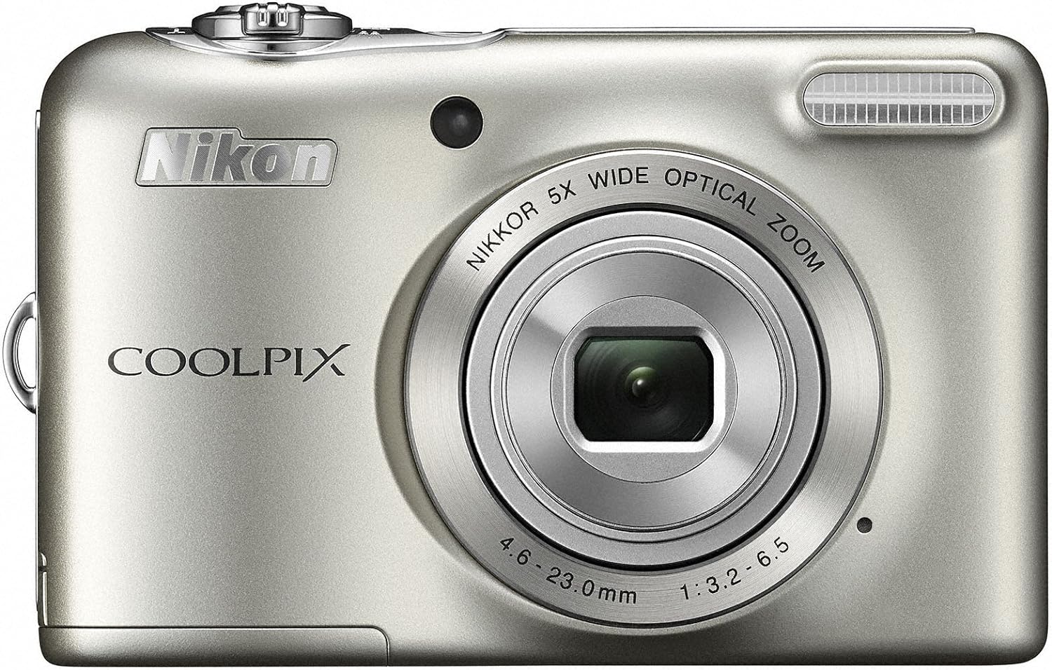 【中古】Nikon デジタルカメラ COOLPIX L30 5倍ズーム 2005万画素 乾電池タイプ シルバー L30SL