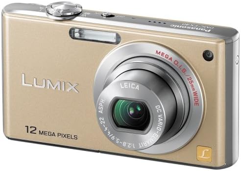 【中古】パナソニック デジタルカメラ LUMIX (ルミックス) FX40 グロスゴールド DMC-FX40-N