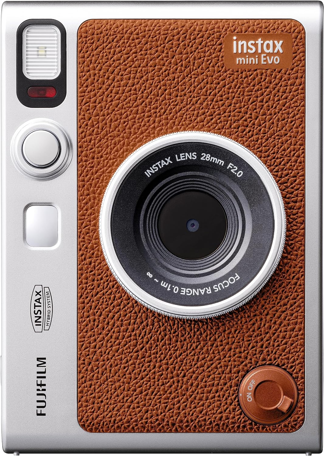 【中古】富士フイルム FUJIFILM チェキ Evo ハイブリッドインスタントカメラ(インスタントカメラ/スマホプリンター/デジタルカメラ) instax mini Evo ブラウン INS MINI EVO BROWN Cのサムネイル