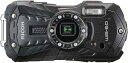 【中古】RICOH WG-60 ブラック 本格防水デジタルカメラ 14メートル防水 耐衝撃 防塵 耐寒 1600万画素 水中専用マーメードモード搭載 仕事に使える「CALSモード」搭載(2)