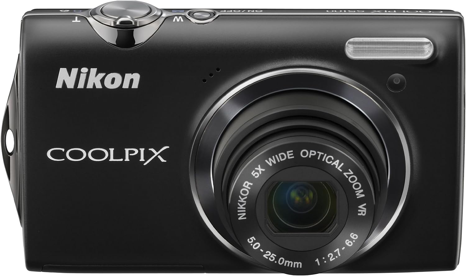 【中古】Nikon デジタルカメラ COOLPIX (クールピクス) S5100 スマートブラック S5100BK 1220万画素 光学5倍ズーム 広角28mm 2.7型液晶