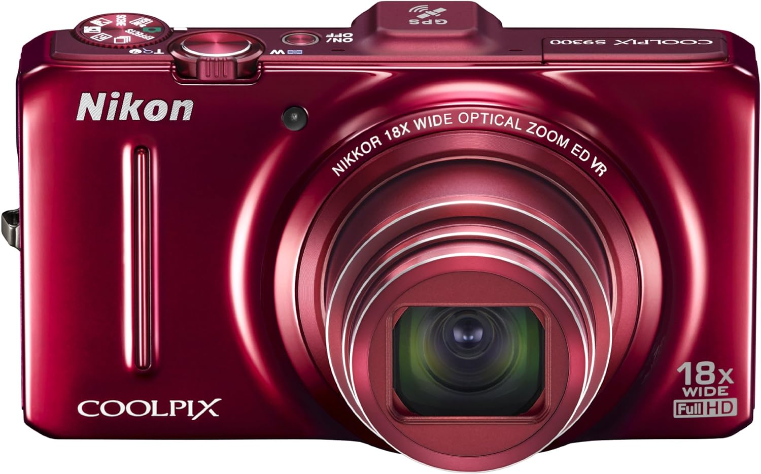 【中古】Nikon デジタルカメラ COOLPIX (クールピクス) S9300 インペリアルレッド S9300RD