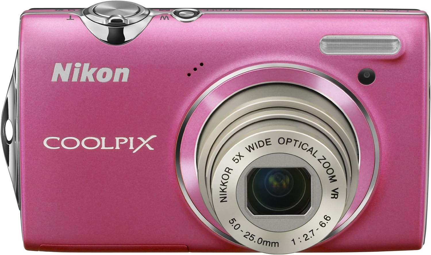 【中古】Nikon デジタルカメラ COOLPIX (クールピクス) S5100 ホットピンク S5100PK 1220万画素 光学5倍ズーム 広角28mm 2.7型液晶