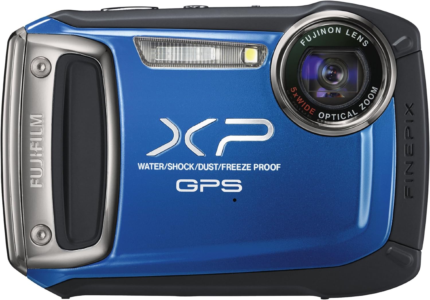 【中古】FUJIFILM デジタルカメラ FinePix XP150 光学5倍 ブルー F FX-XP150BL