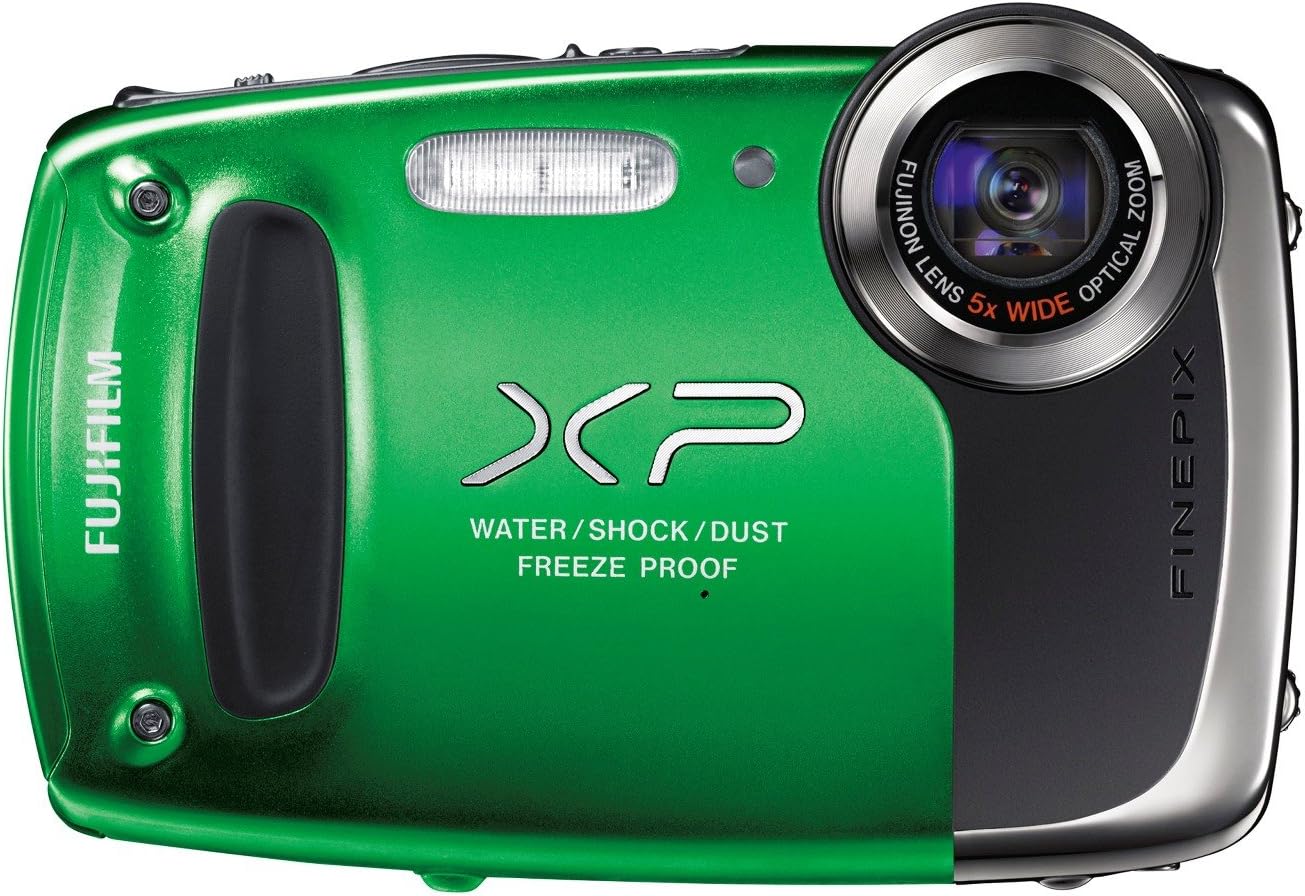 【中古】FUJIFILM デジタルカメラ FinePix XP50 光学5倍 グリーン F FX-XP50GR